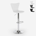 Taburete de bar cocina giratorio elegante diseño moderno ajustable Folks Promoción