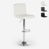 Taburete giratorio moderno de cuero sintético para barra de cocina Pomona Venta
