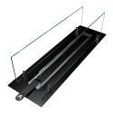 Quemador de bioetanol de mesa moderno con cristales Athos Oferta