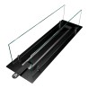 Quemador de bioetanol de mesa moderno con cristales Athos Oferta