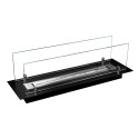 Quemador de bioetanol de mesa moderno con cristales Athos Descueto