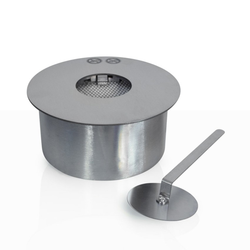 Quemador redondo empotrable para chimenea de bioetanol biocamino Griff Stock