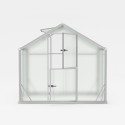 Invernadero de jardín aluminio policarbonato 220 x 150-220-290 x 205 h Sanus M Rebajas