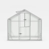 Invernadero de jardín aluminio policarbonato 220 x 150-220-290 x 205 h Sanus M Rebajas