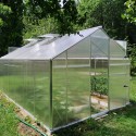 Invernadero de jardín aluminio policarbonato 220 x 150-220-290 x 205 h Sanus M Medidas