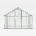 Invernadero de jardín de aluminio y policarbonato 290 x 150-220-290 x 220 h Sanus WM Rebajas