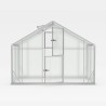 Invernadero de jardín de aluminio y policarbonato 290 x 150-220-290 x 220 h Sanus WM Rebajas