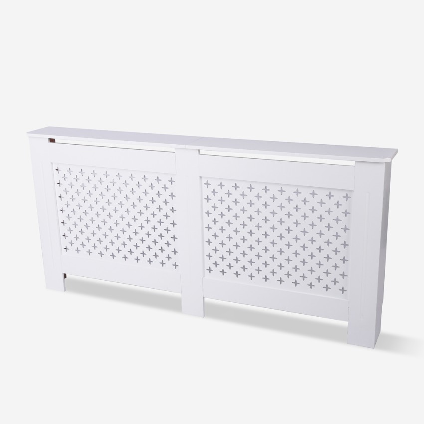 Wormer M cubreradiador de madera blanco 78 x 19 x 81,5 h