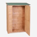 Casa armario para exteriores de madera para herramientas de jardín Smew Descueto