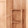 Armario de almacenamiento de herramientas de jardín caseta de madera con 2 puertas Shelduck Características