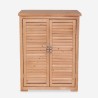 Armario de madera para jardín exterior de 2 puertas 69x43x88 cm Pintail Venta