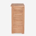 Armario de madera para jardín exterior de 2 puertas 69x43x88 cm Pintail Descueto