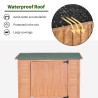 Casa armario para exteriores de madera para herramientas de jardín Smew Oferta
