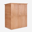Armario de almacenamiento de herramientas de jardín caseta de madera con 2 puertas Shelduck Elección