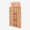 Armario de almacenamiento para jardín 87x45x160 cm de madera con 2 puertas Mallard Catálogo