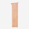 Armario de almacenamiento para jardín 87x45x160 cm de madera con 2 puertas Mallard Stock