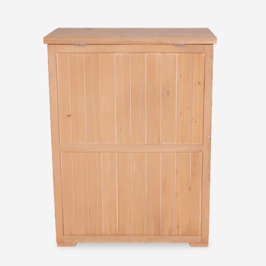Armario de almacenamiento para jardín y terraza de madera 69x43x88 cm  Gadwall