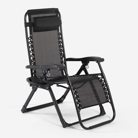 Silla reclinable de gravedad cero para jardín y camping Tyree Promoción
