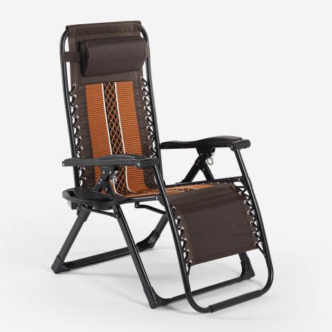 Silla reclinable ergonómica de gravedad cero para exterior Ortles Promoción