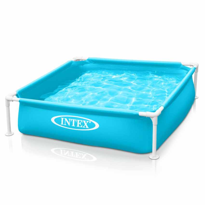 Intex 57173 piscina cuadrada Mini Frame para niños y perros Promoción