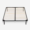 Somier de lamas de madera y acero cama plaza y media 120x190 cm francesa Luzern Venta