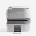 WC químico portátil 24 litros inodoro camping váter furgoneta cámper autocaravana Yukon Descueto