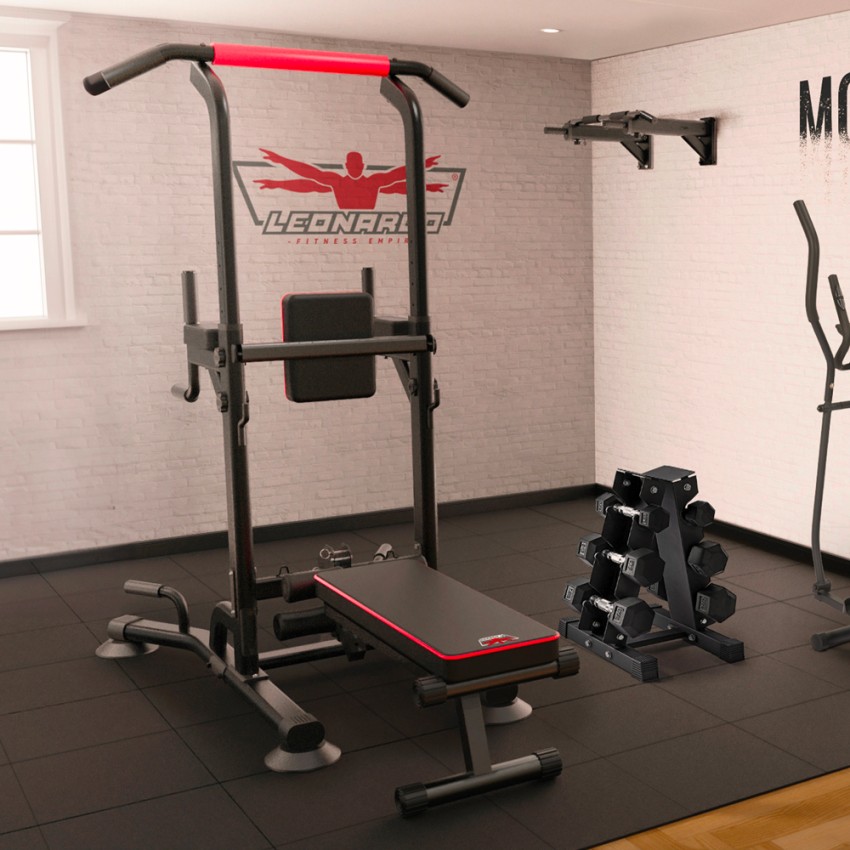 Estacion Dominadas Banco Ejercicio Musculacion Fitness Gym