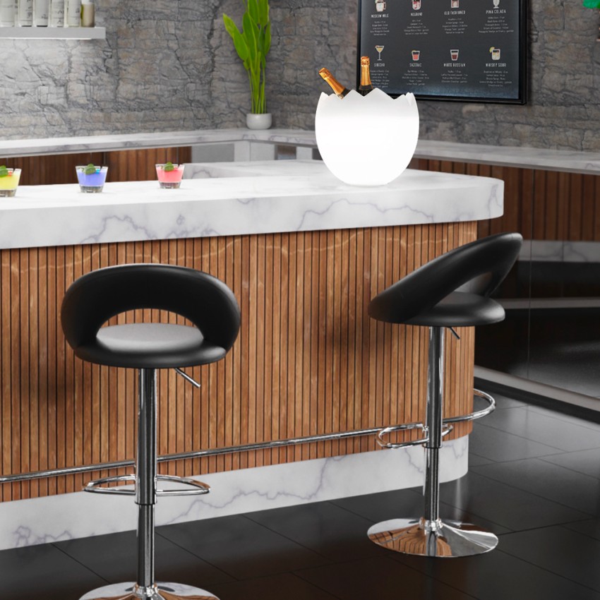 Circle Taburete alto diseño moderno bar cocina encimera isla península