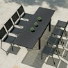 Mesa extensible 135-270x90 cm de exterior para jardín 8-10 plazas Fenis Rebajas