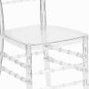 Stock 20 sillas transparentes para restaurantes, ceremonias y eventos Chiavarina Crystal Stock
