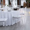 Stock 20 sillas transparentes para restaurantes, ceremonias y eventos Chiavarina Crystal Venta