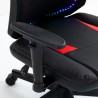 Silla gaming para casa y oficina, ergonómica y ajustable con luz RGB Gundam Coste