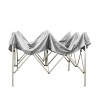 Gazebo plegable para exteriores jardín mercado 3x4,5 con lona de PVC Forecourt Rebajas