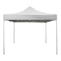 Gazebo 3x3 plegable para jardín exterior lona PVC impermeable Versa Modelo