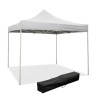 Gazebo 3x3 plegable para jardín exterior lona PVC impermeable Versa Descueto