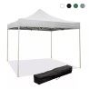 Gazebo 3x3 plegable para jardín exterior lona PVC impermeable Versa Promoción