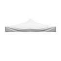 Repuesto de tela impermeable blanca para techo de gazebo 3x6 plegable con velcro Promoción