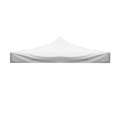 Repuesto de tela impermeable blanca para techo de gazebo 3x6 plegable con velcro Promoción