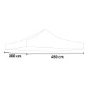 Tela de repuesto para gazebo plegable 3x4,5 cobertura de techo impermeable Venta