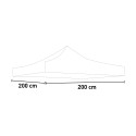 Tela de repuesto blanca para techo de gazebo plegable 2x2 impermeable con velcro Venta