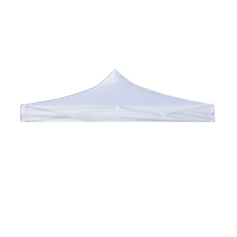 Tela de repuesto blanca para techo de gazebo plegable 2x2 impermeable con velcro Promoción