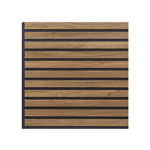 10 x panel fonoabsorbente decorativo 58x58cm madera nogal Deco BN Promoción