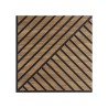 10 paneles decorativos fonoabsorbentes 58x58cm madera nogal Deco DN Promoción
