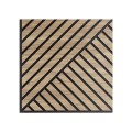 10 x panel de madera de roble decorativo fonoabsorbente 58x58cm Deco DR Promoción