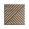 10 x panel de madera roble decorativo acústico 58x58cm Deco DR Promoción