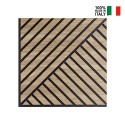 10 x panel de madera roble decorativo acústico 58x58cm Deco DR Venta