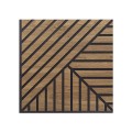 10 piezas panel decorativo acústico madera de nogal 58x58cm Deco AN Promoción