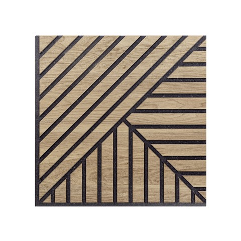 10 x panel acústico madera roble 58x58cm decorativo Deco AR Promoción