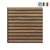 20 x panel decorativo 58x58cm acústico madera nogal Deco MXN Oferta