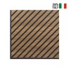 20 x panel decorativo 58x58cm acústico madera nogal Deco MXN Stock